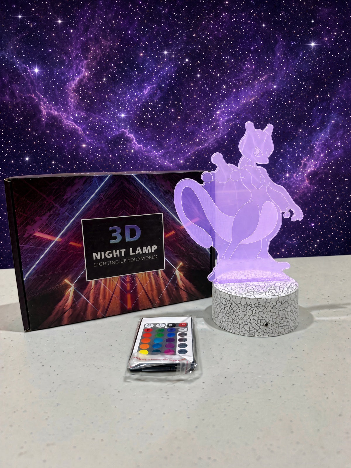 Mewtwo 3D Night Lamp