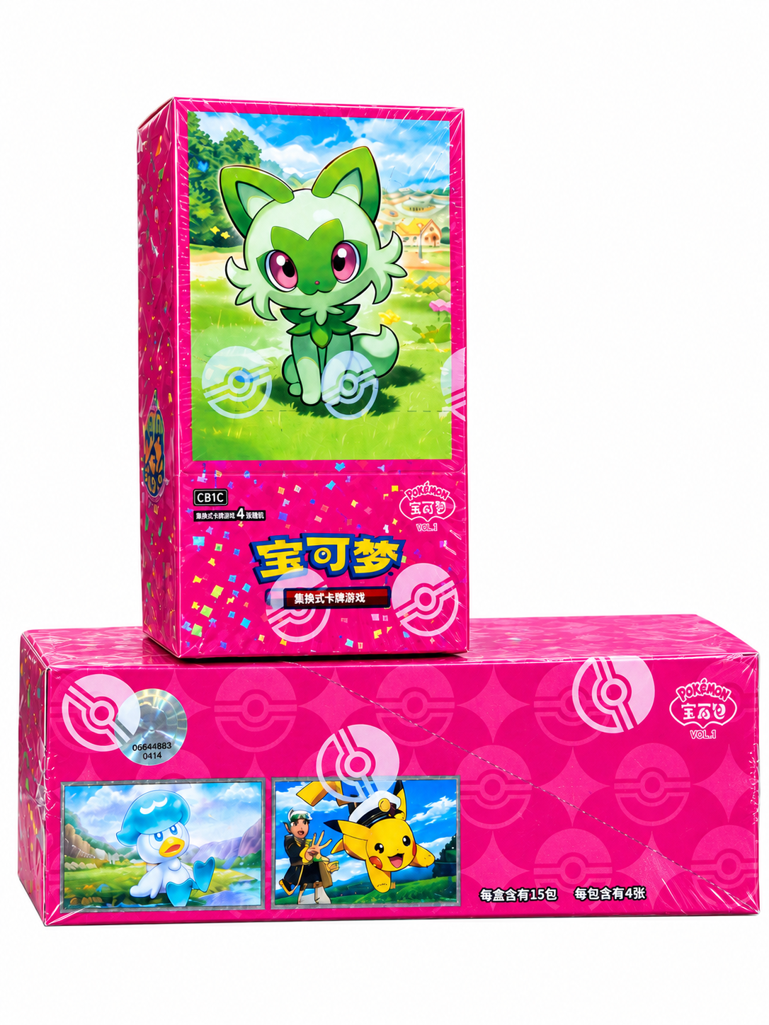 Live Box Break-Pokemon Chinese Gem Vol. 1 slim pack booster box